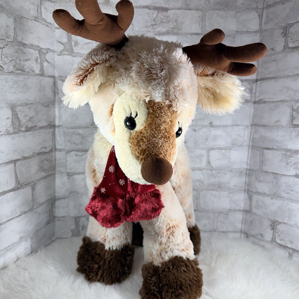 2004 Rosie Reindeer Plush Encore 28" Stuffed Animal Toy Christmas Decor Greeter